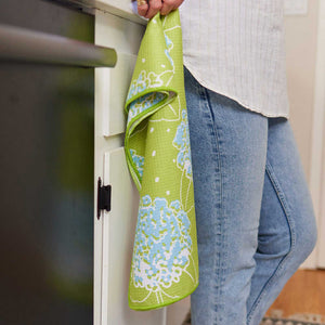 HYDRANGEA blu Kitchen Tea Towel