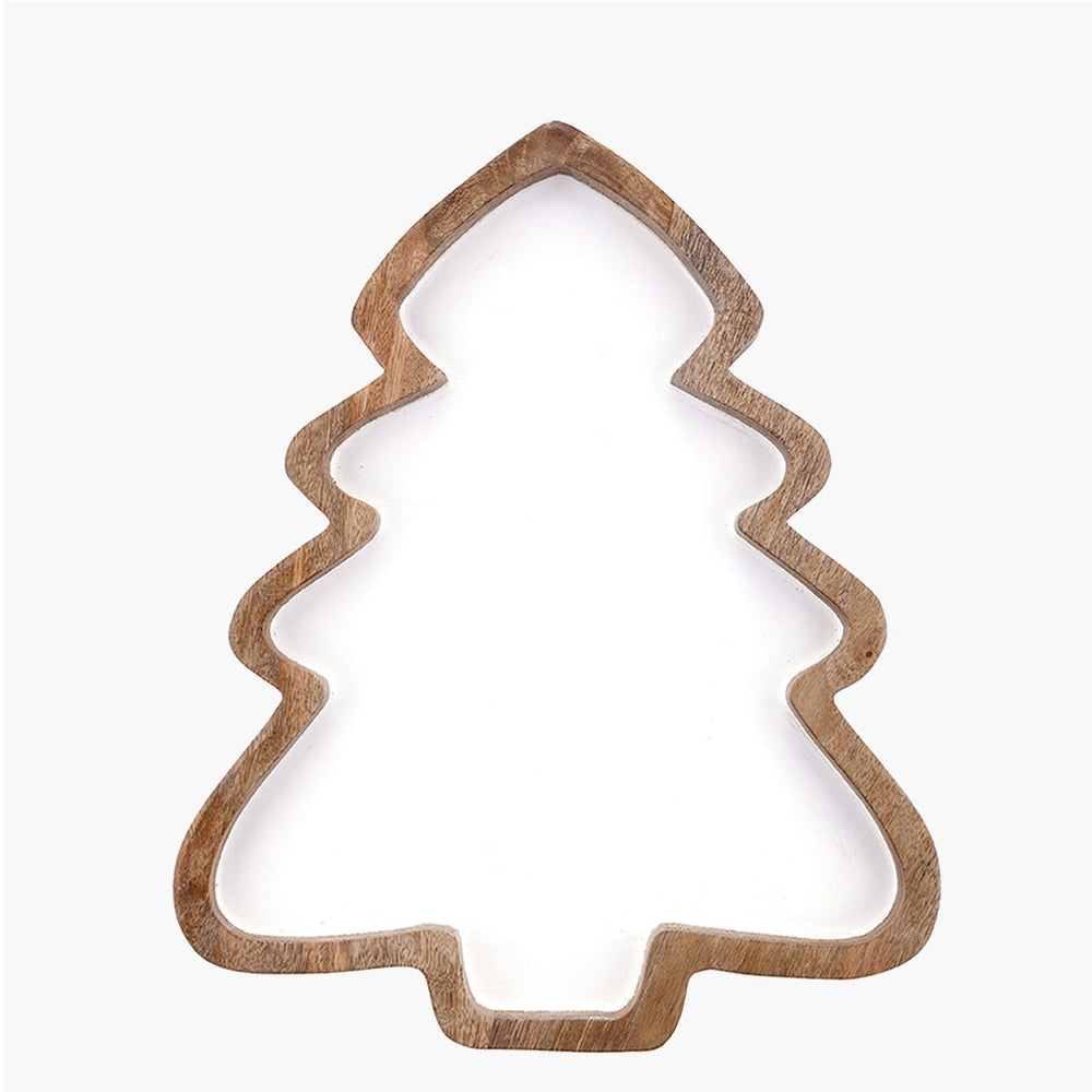 Wood & Enamel Tree Tray