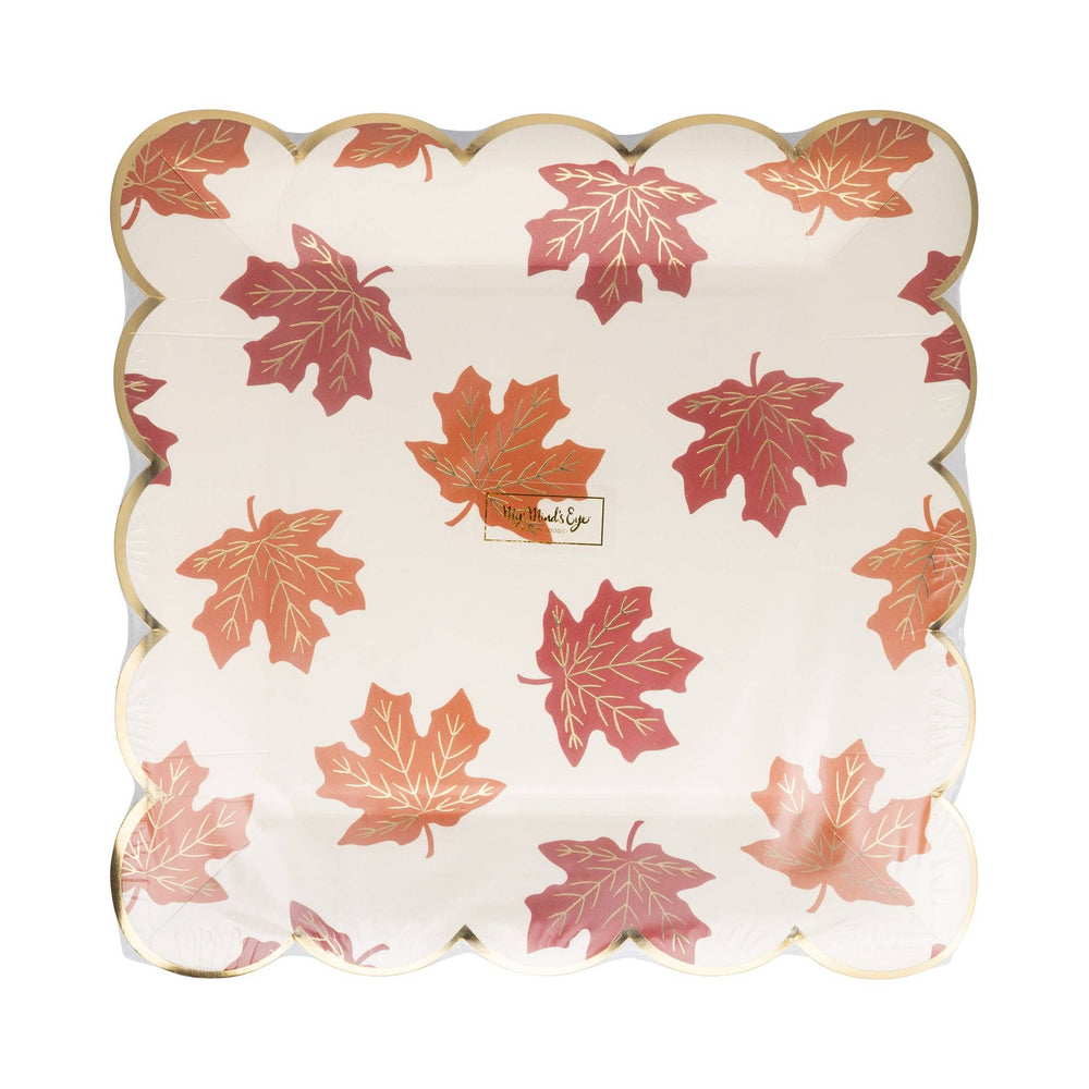 GBL1242 - Falling Leaves 9" Paper Plate