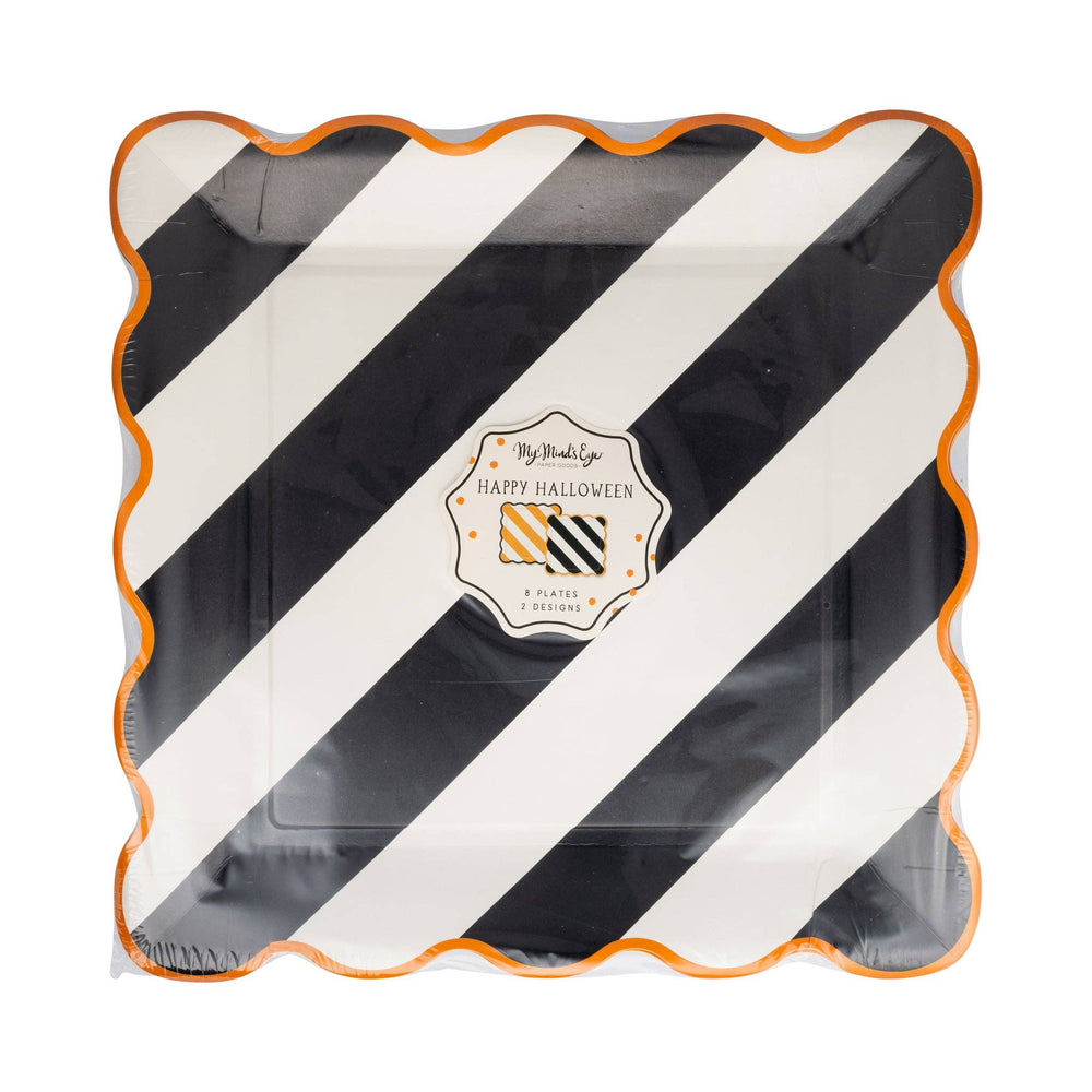 HPH1240 - Striped 10" Paper Plate Set