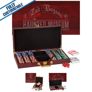 Engraved Poker Set - Fully Customizable: 100 Chips