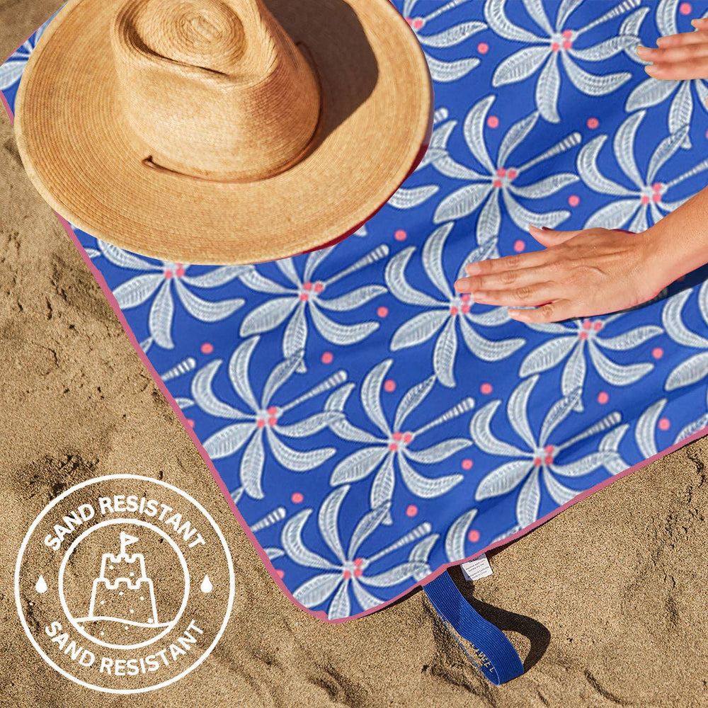 PALM BUNCH Reversible Beach Towel