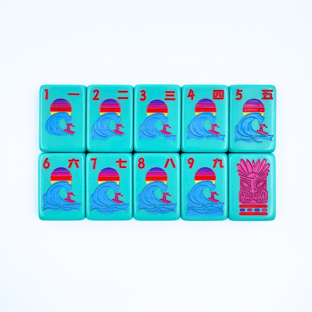 THE HAWAII SERIES | Mahjong Tile Set with Aloha Flair