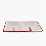 Festive Trees Divided Platter