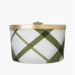 Frasier Fir Frosted Plaid Large 3 Wick Candle