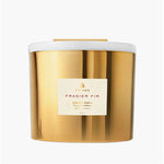 frasier gold 3 wick candle