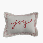 Embroidered Joy Lumber Pillow