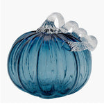 Glass Blue Pumpkin