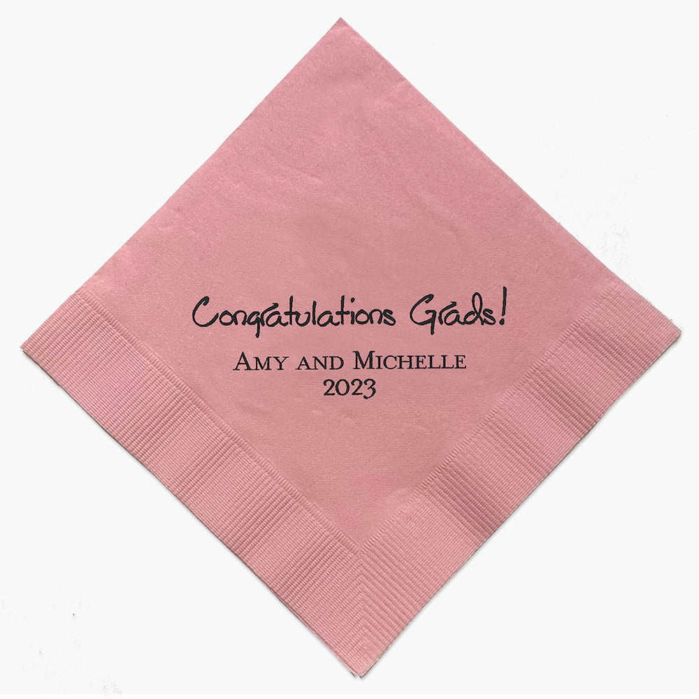 Personalized Graduation Napkins - Congratuations Grad