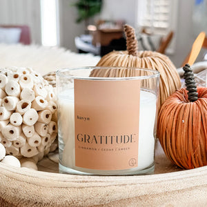 GRATITUDE Signature Candle: 8 oz