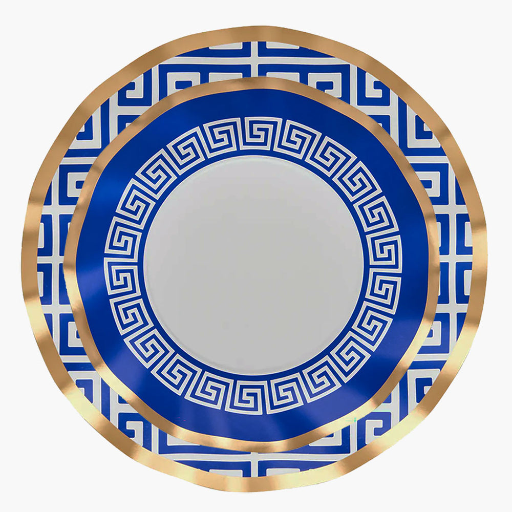 Greek Wavy Salad Plates