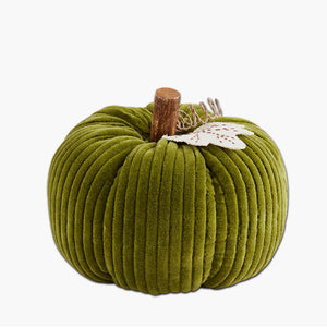 Corduroy Pumpkin Sitter - Green