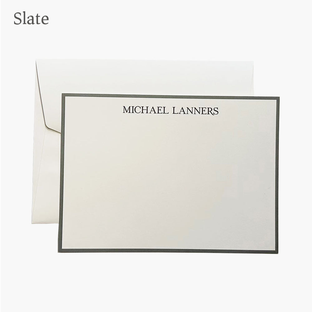 personalized not card stationary