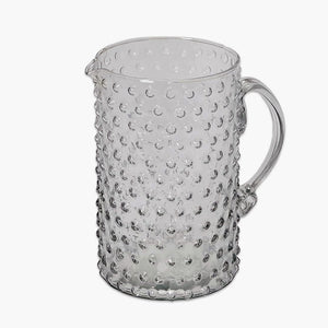 
            
                Load image into Gallery viewer, hobnail glass pitcher
            
        