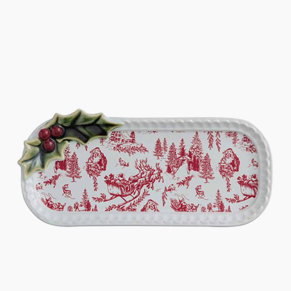 Holly Toile Everything Plate