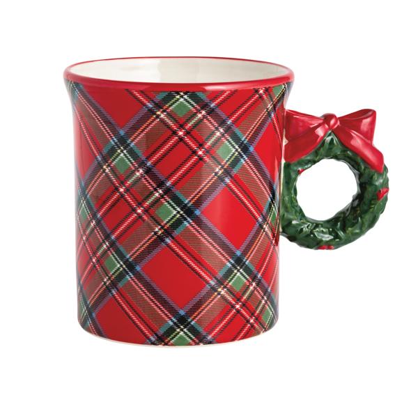 Wreath Handle Mug