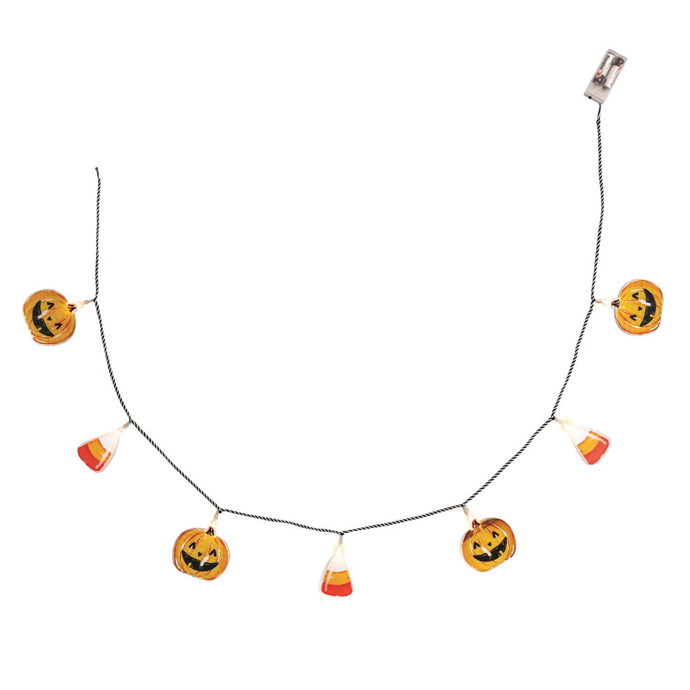 Jack-O-Lantern Light Up Garland