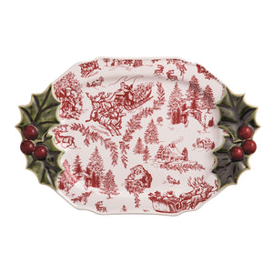 Holly Serving Platter