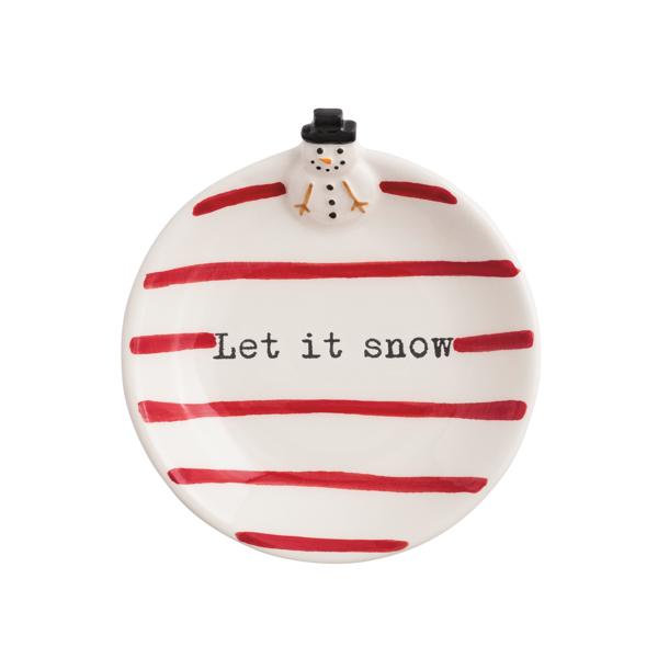 Snowman Trinket Tray