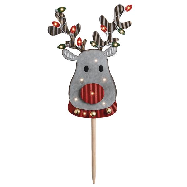Reindeer Light Up Yard Stake