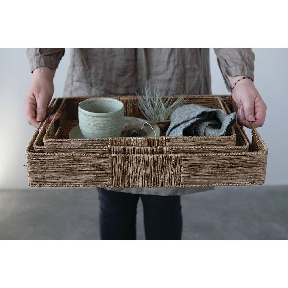 Hand Woven Tray - Medium