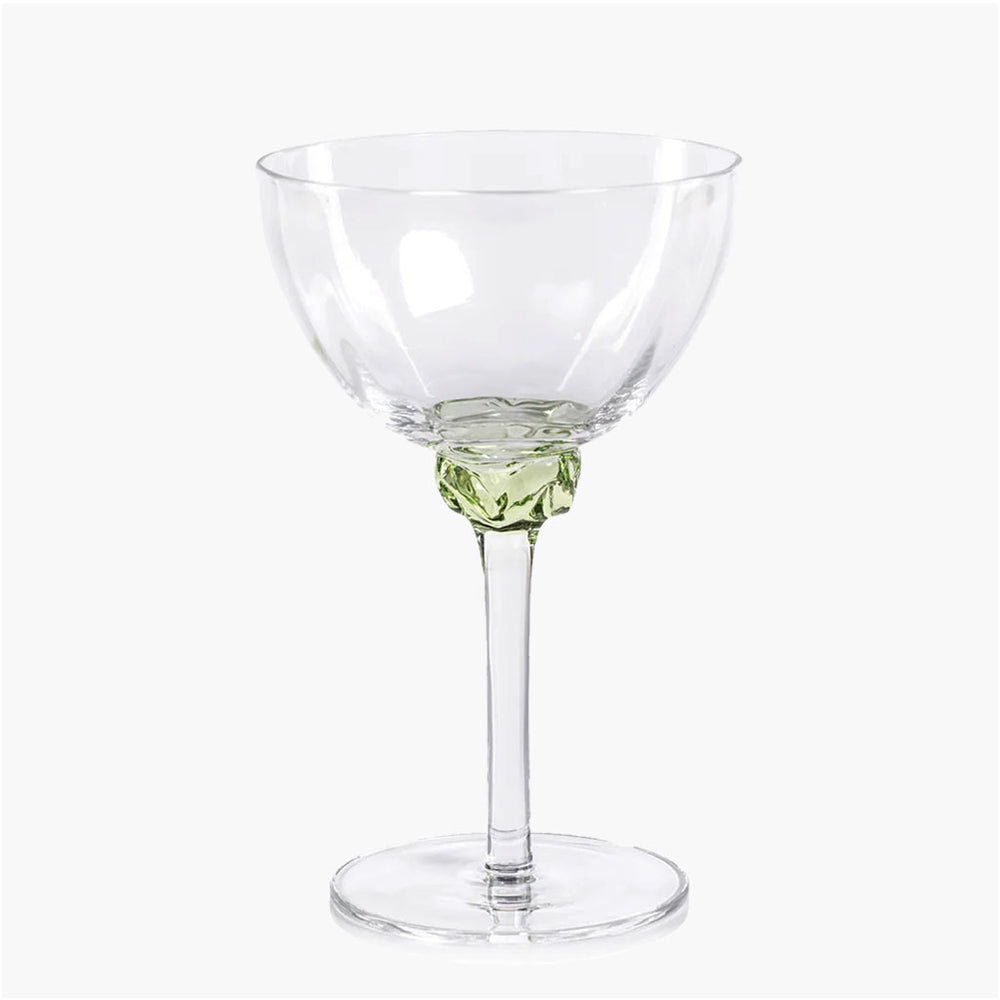 Optic Martini Cocktail Glass - Lime