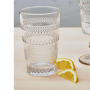 madison clear tall beverage glass