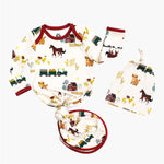 Newborn Gown Set - On the Farm