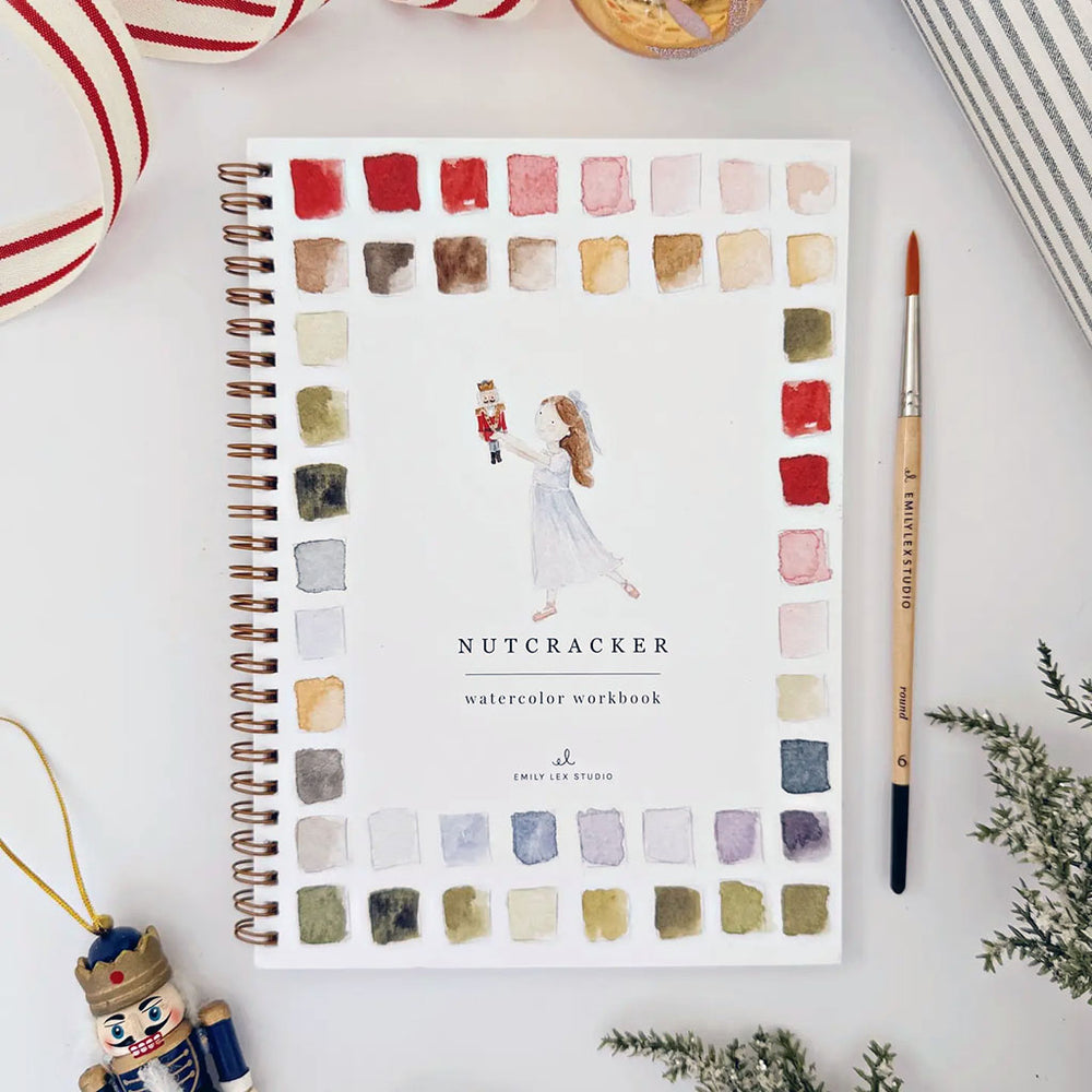 Nutcracker Watercolor Workbook