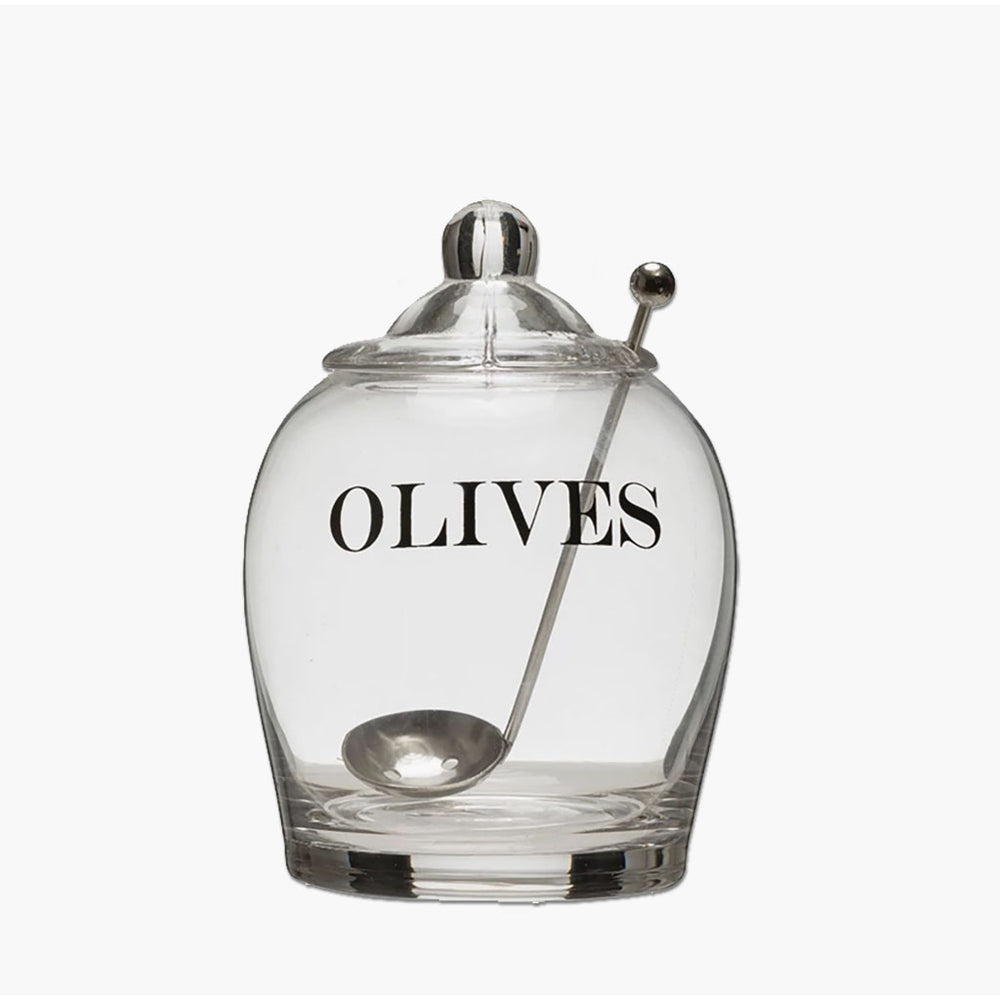 glass jar for olives