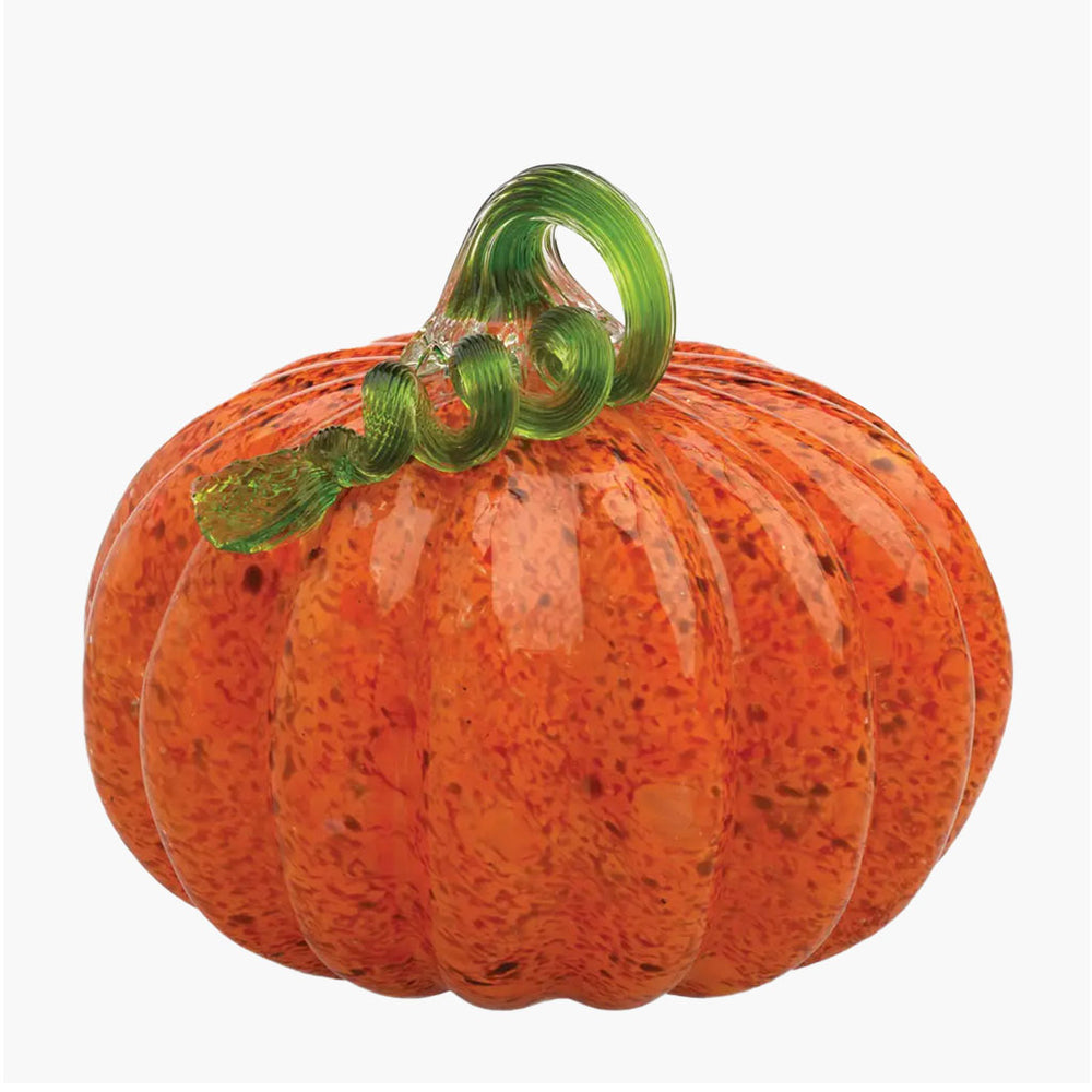 Orange Glass Pumpkin