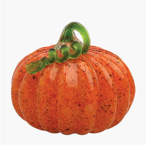 Orange Glass Pumpkin