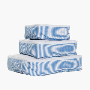 Packing Cubes - Pimlico Stripe- Chambray