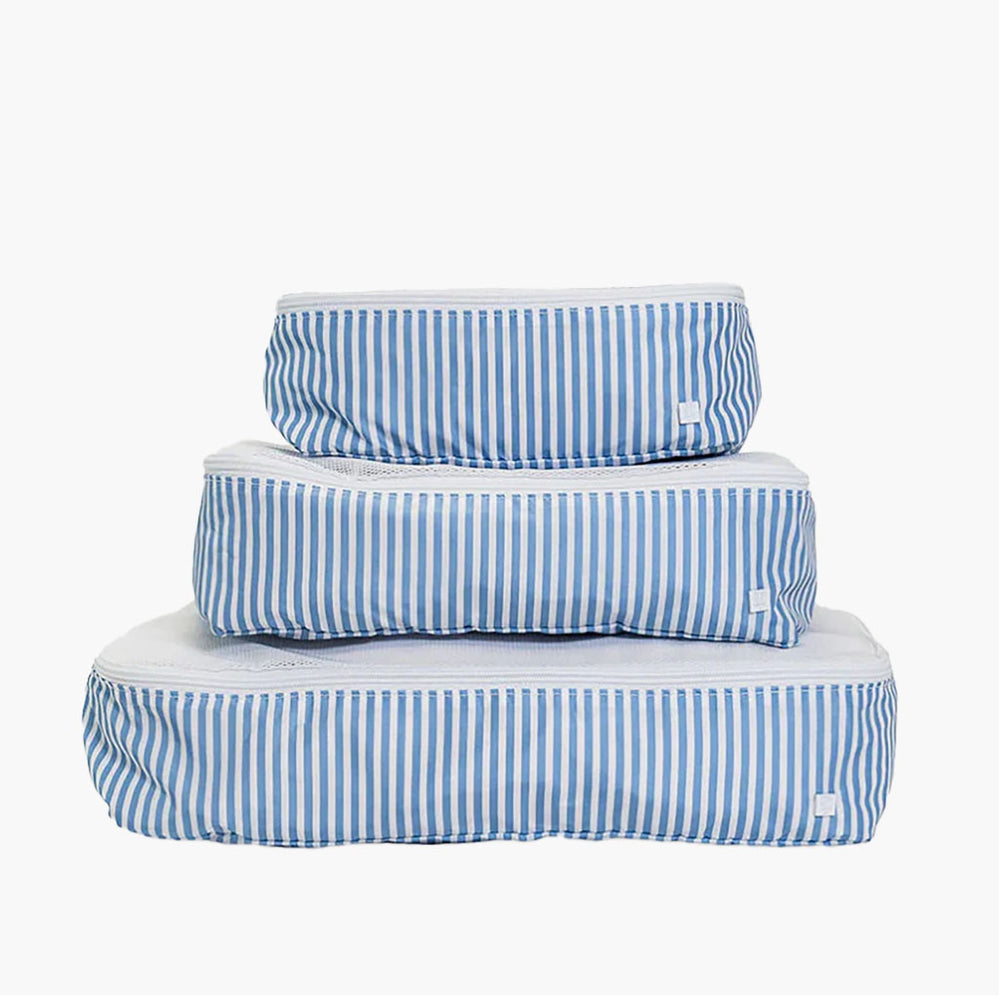 Packing Cubes - Pimlico Stripe- Chambray