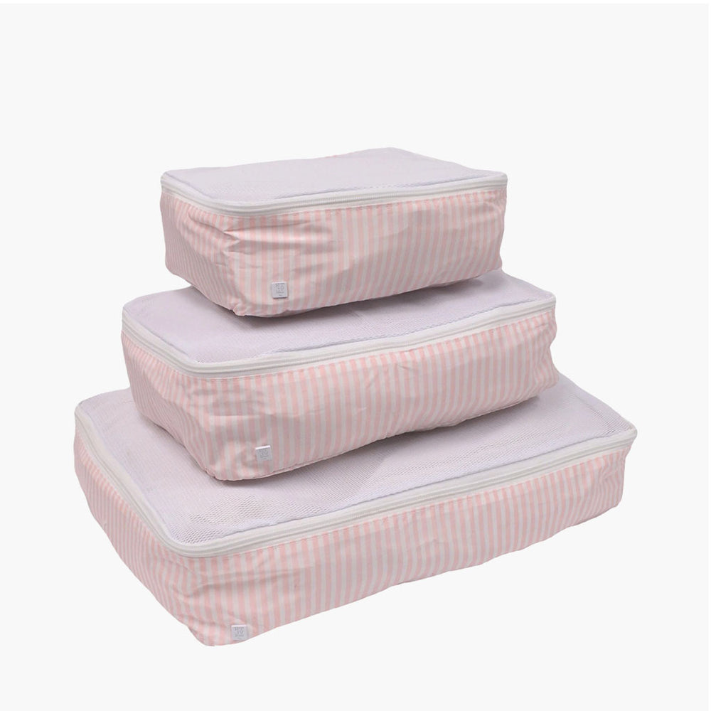 Packing Cubes - Pimlico stripe pink