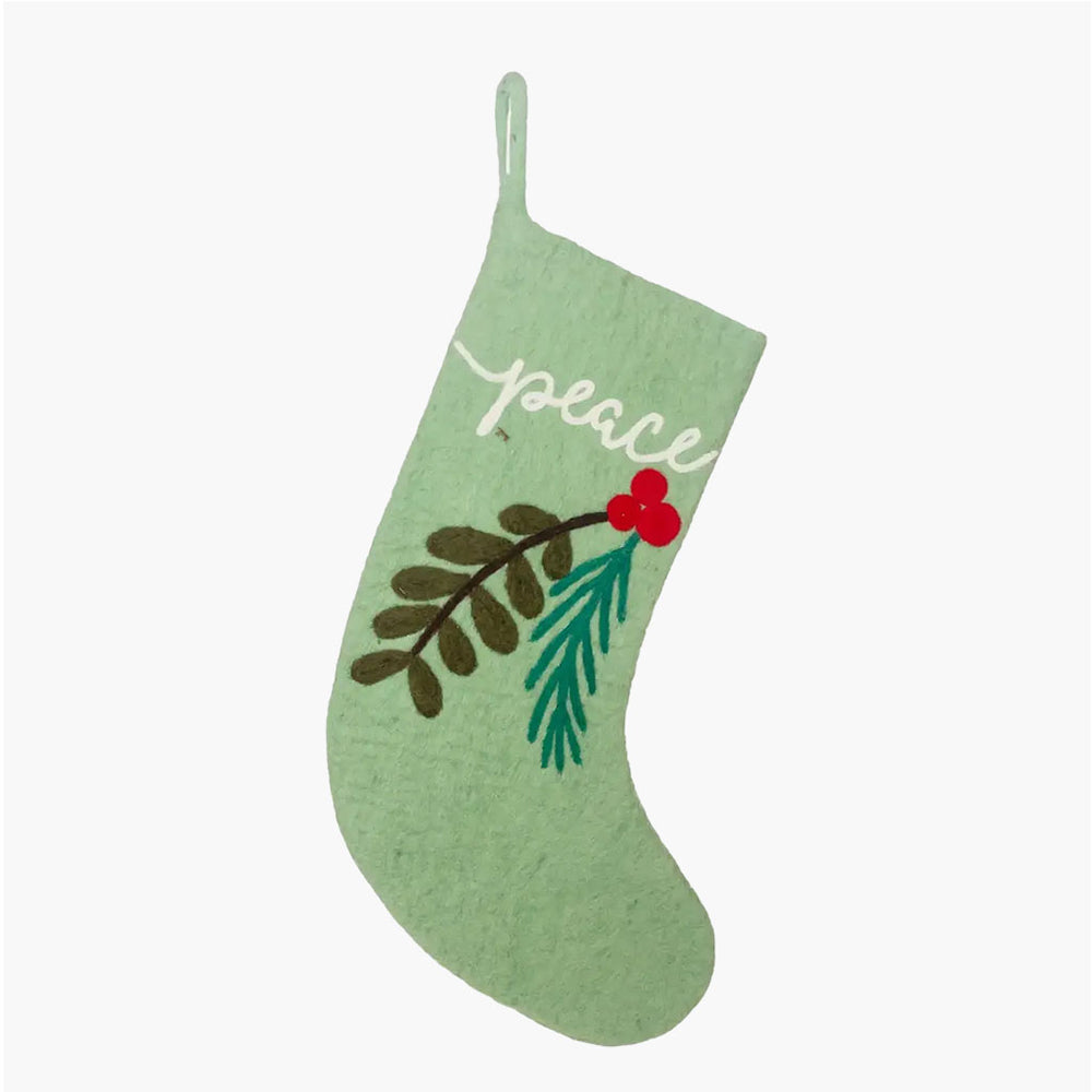 Peace Christmas Stocking