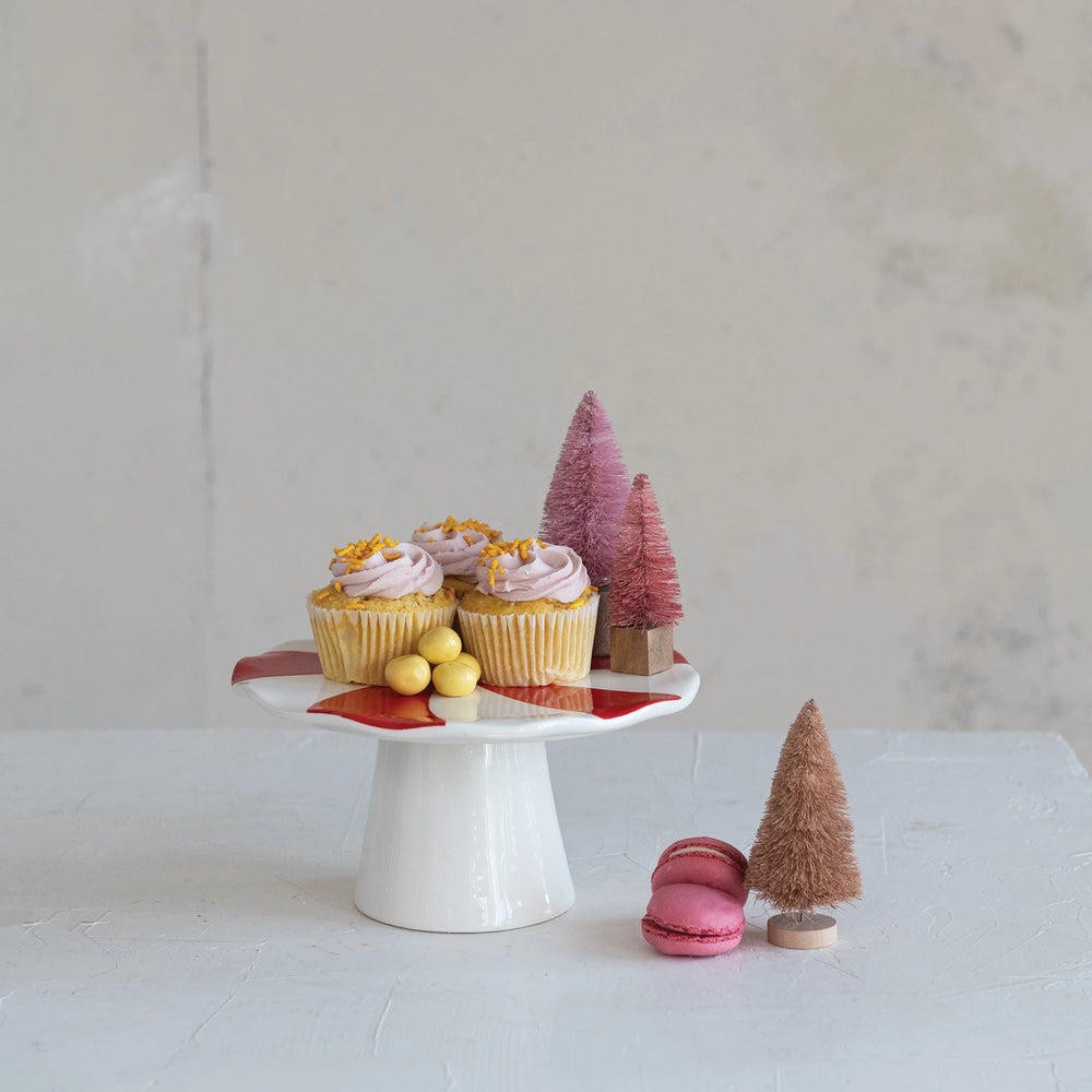 Peppermint Candy Shaped Pedestal