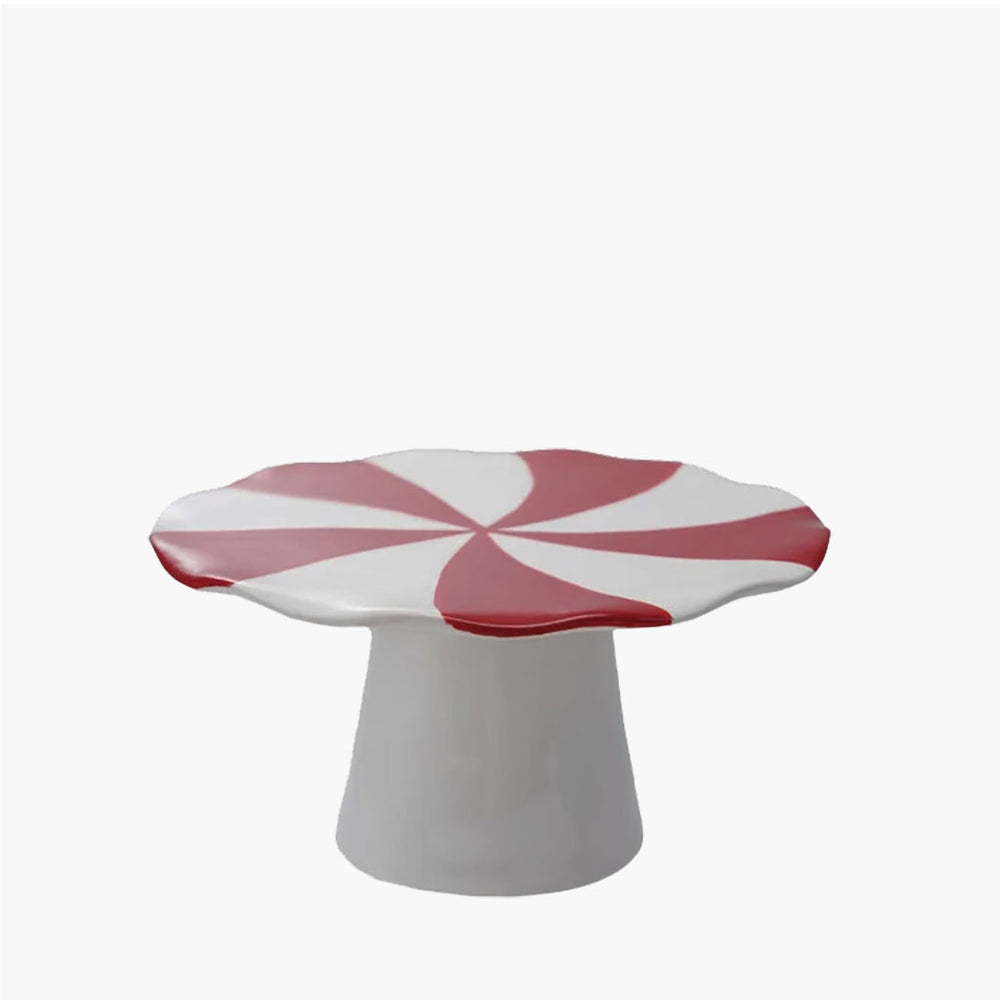 Peppermint Candy Shaped Pedestal