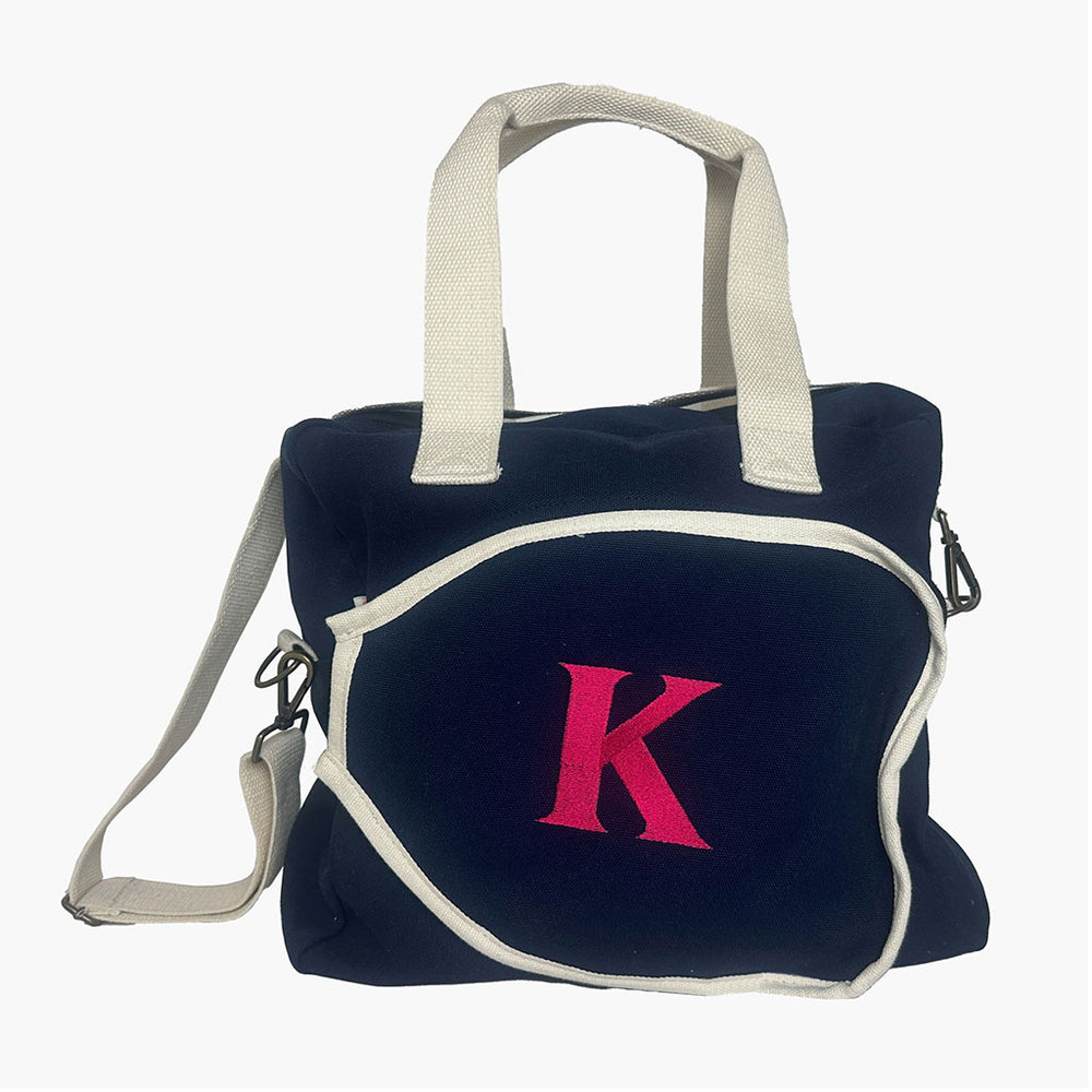 Pickleball Bag with Embroidery - Navy