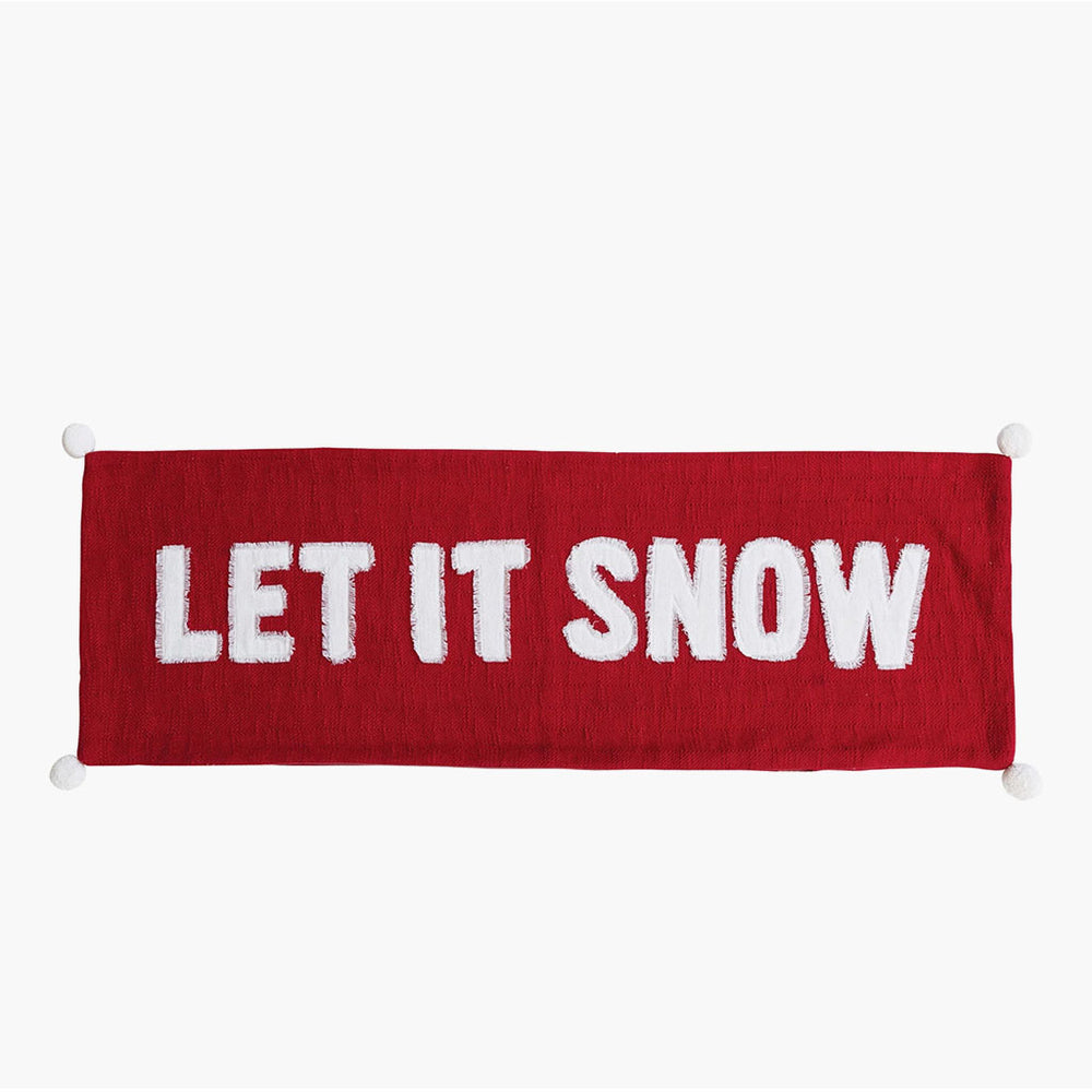 Lumbar Pillow - Let it Snow