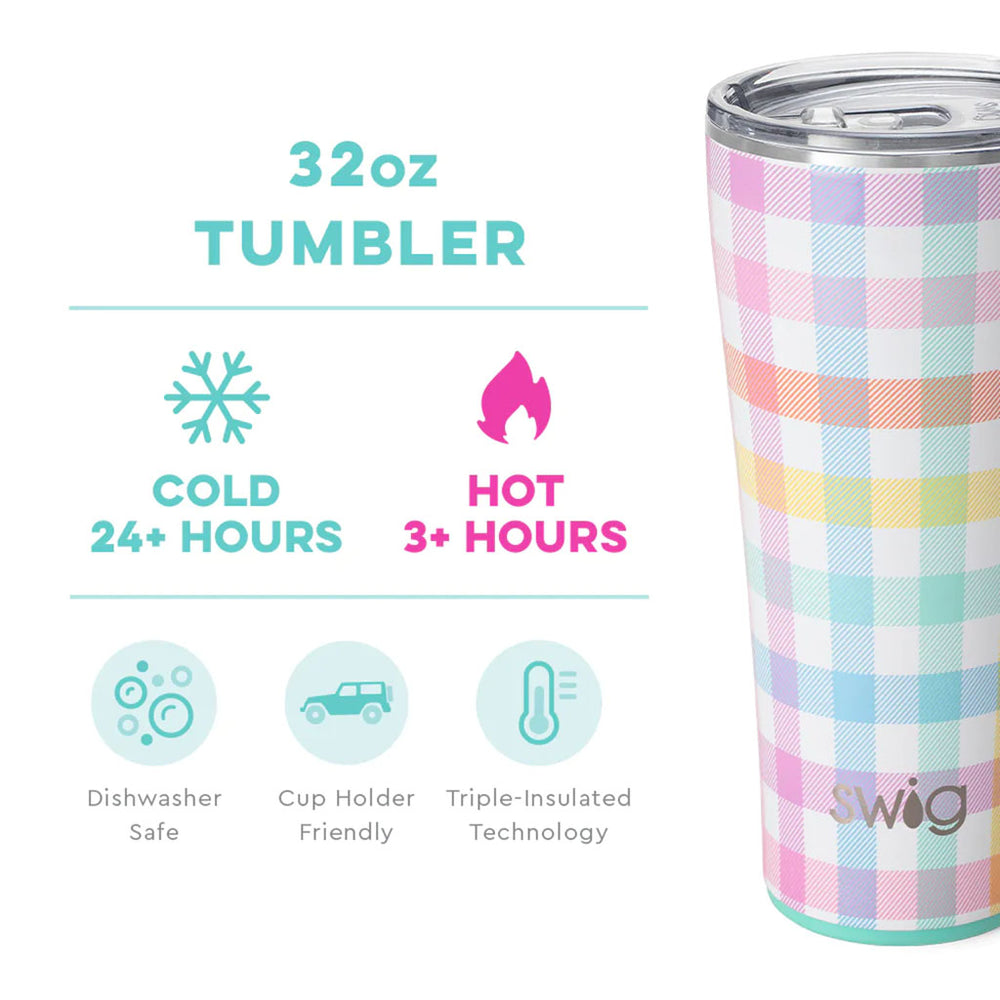 swig plaid drinking tumbler information