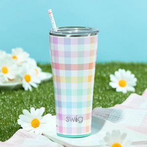 
            
                Load image into Gallery viewer, swig plaid drinking tumbler
            
        