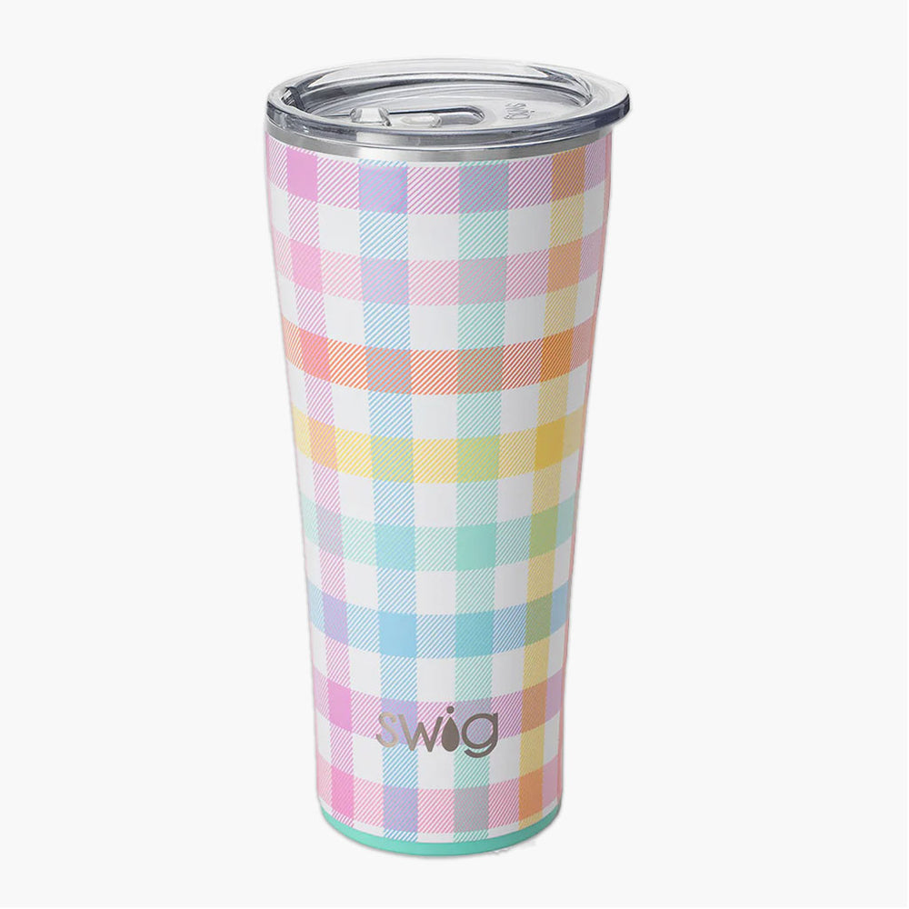 
            
                Load image into Gallery viewer, swig plaid drinking tumbler
            
        