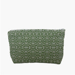 Green Geometric  Personal Pouch