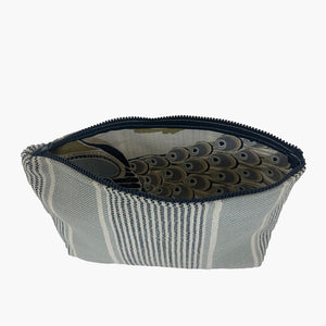 Navy Stripe Personal Pouch