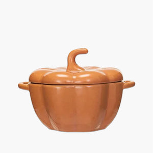 Stoneware Pumpkin Server