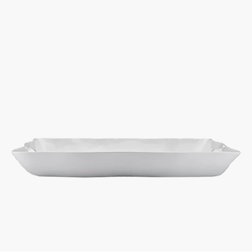 Large Melamine Rectangle Ruffle Tray