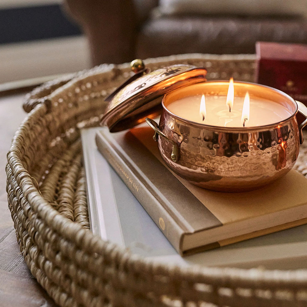 Simmered Cider Copper Pot 3-Wick Candle