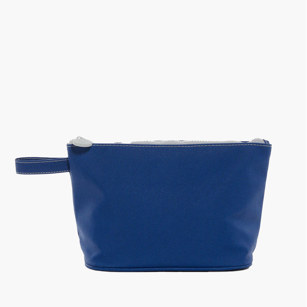 Skipper Coated Canvas Cosmetic Bag - Bluebell