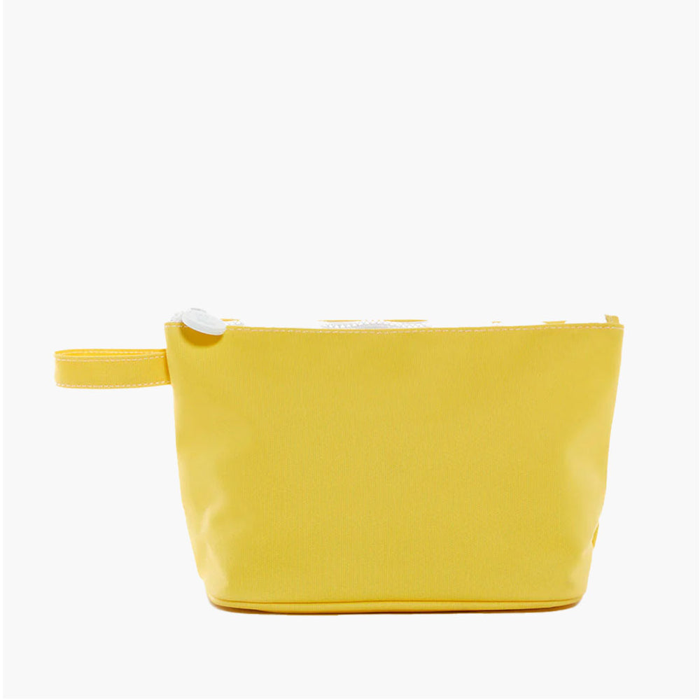 Skipper Coated Canvas Cosmetic Bag - Daffodil